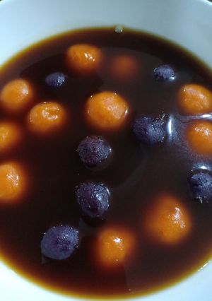 Foto resep Biji salak dua warna