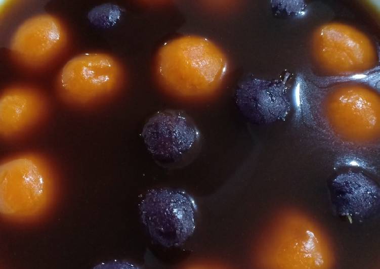 Resep Biji salak dua warna Anti Gagal