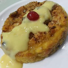 A picture of Bread Custard Pudding.