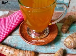 Foto resep Ramuan Kunyit Temulawak Madu (Terapi Gastritis)