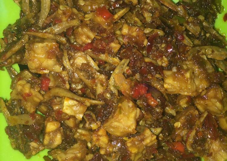 Resep Sambel Tempe Teri, Lezat Sekali