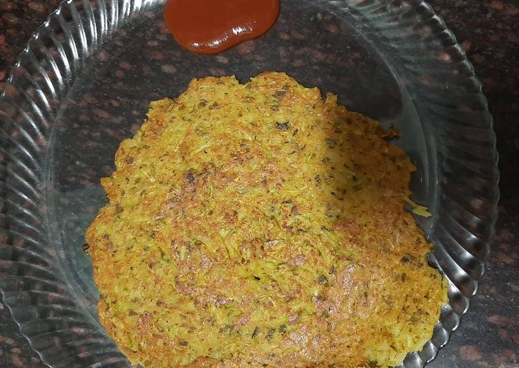 Veg Methi pancakes healthy version