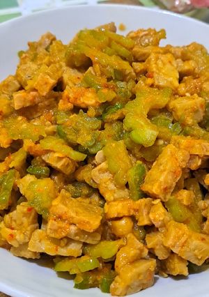 Foto resep Tumis pare tempe