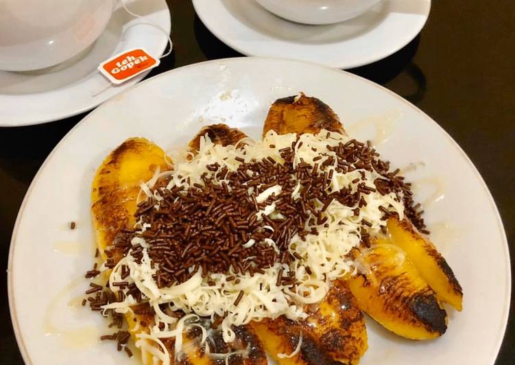 Pisang coklat keju