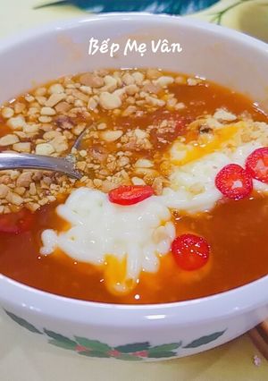Hình của món Nước chấm bánh tráng sốt tắc.
