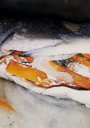Una foto de Cornalitos y trucha rellena