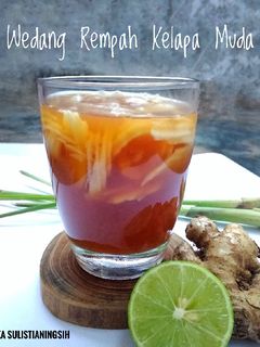 Foto resep Wedang Rempah Kelapa Muda