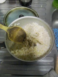 Una foto de Como hacer arroz con quinua