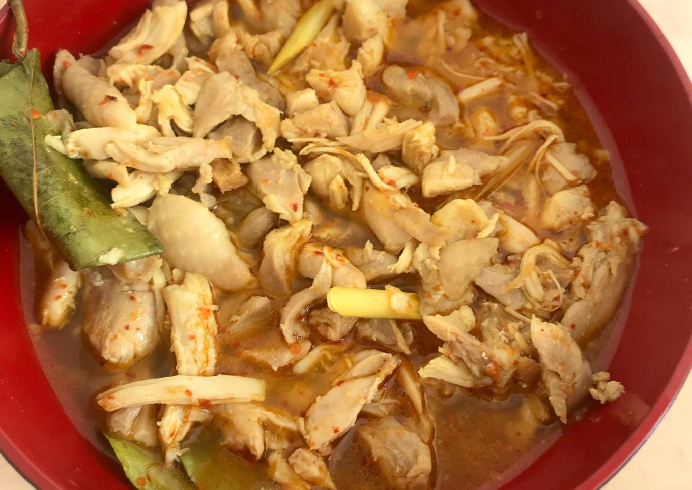 Ayam suwir rica-rica