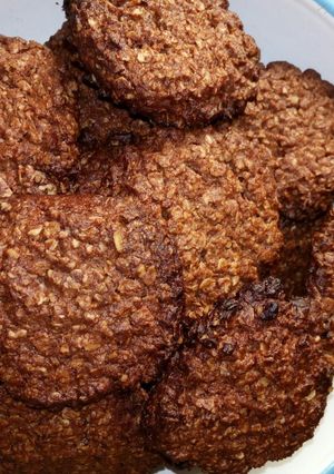 Kakaós zabkeksz, házi mogyoróvajjal recept fotója