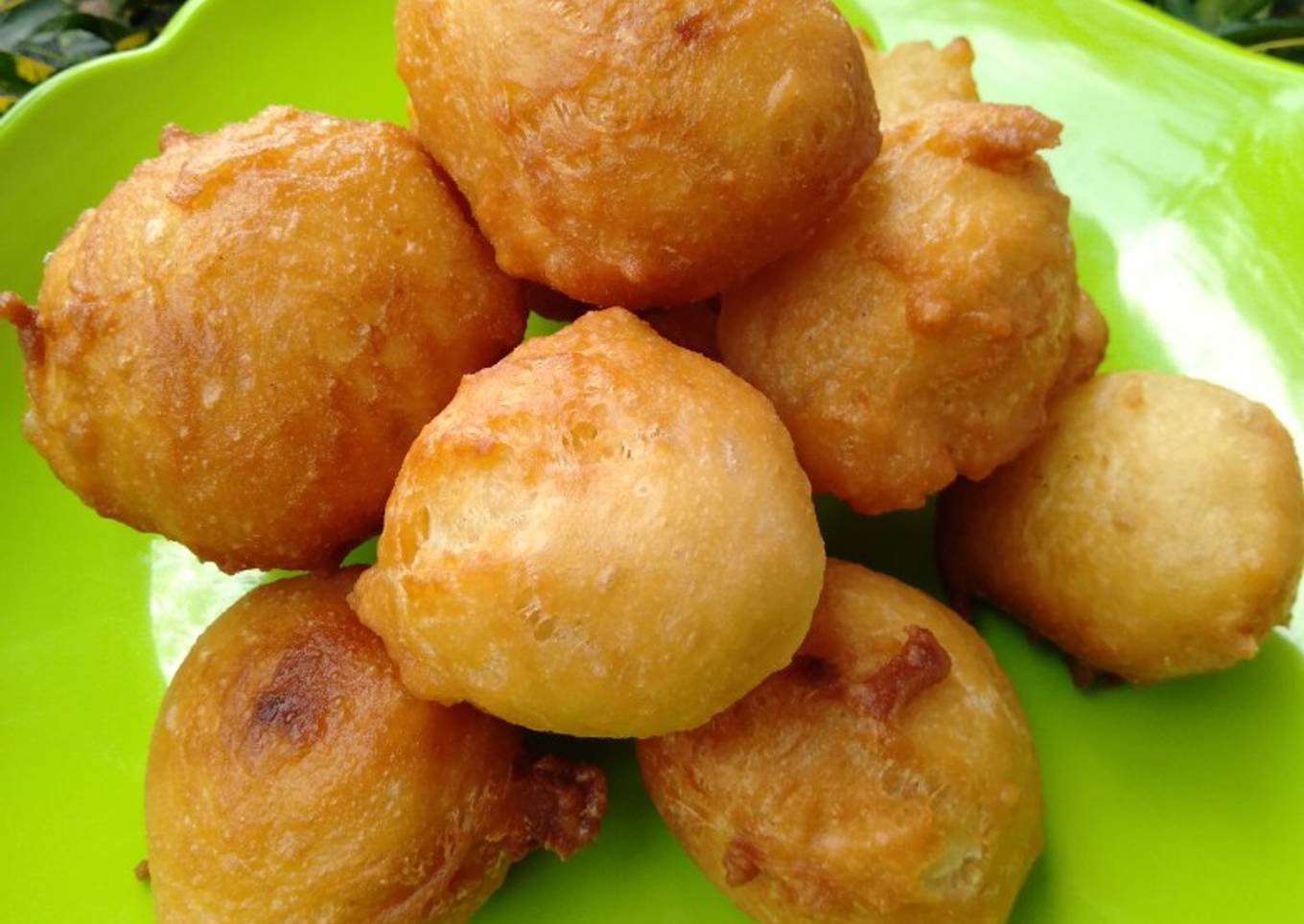 Kue bohong/roti goreng empuk dan menul