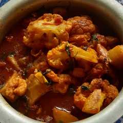 চিংড়ি ফুলকপির সবজি (chingri cauliflower sabji Recipe in Bengali)-レシピのメイン写真