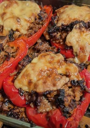 BBQ töltött paprika 🫑 recept fotója