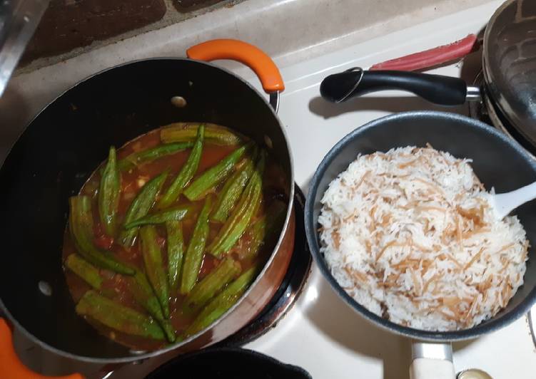 Step-by-Step Guide to Prepare Speedy Chicken and Okra stew