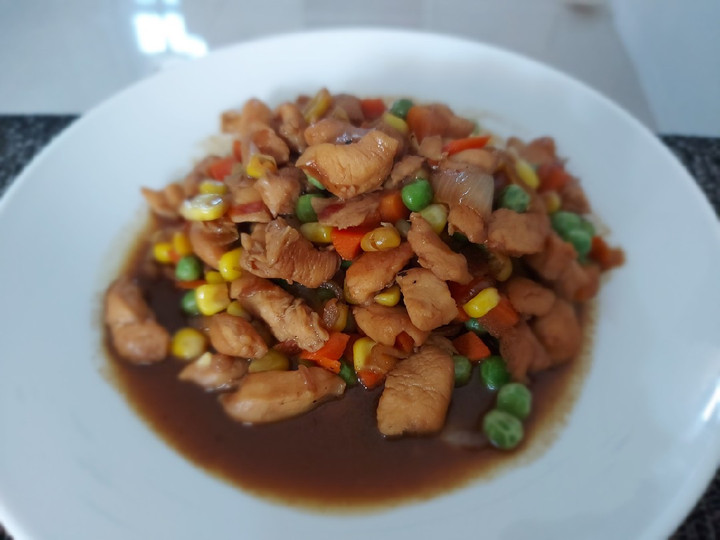 Cara Gampang Menyiapkan Ayam teriyaki mix yang Menggugah Selera