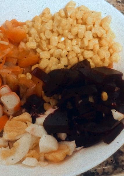 Una foto de Ensalada de remolacha