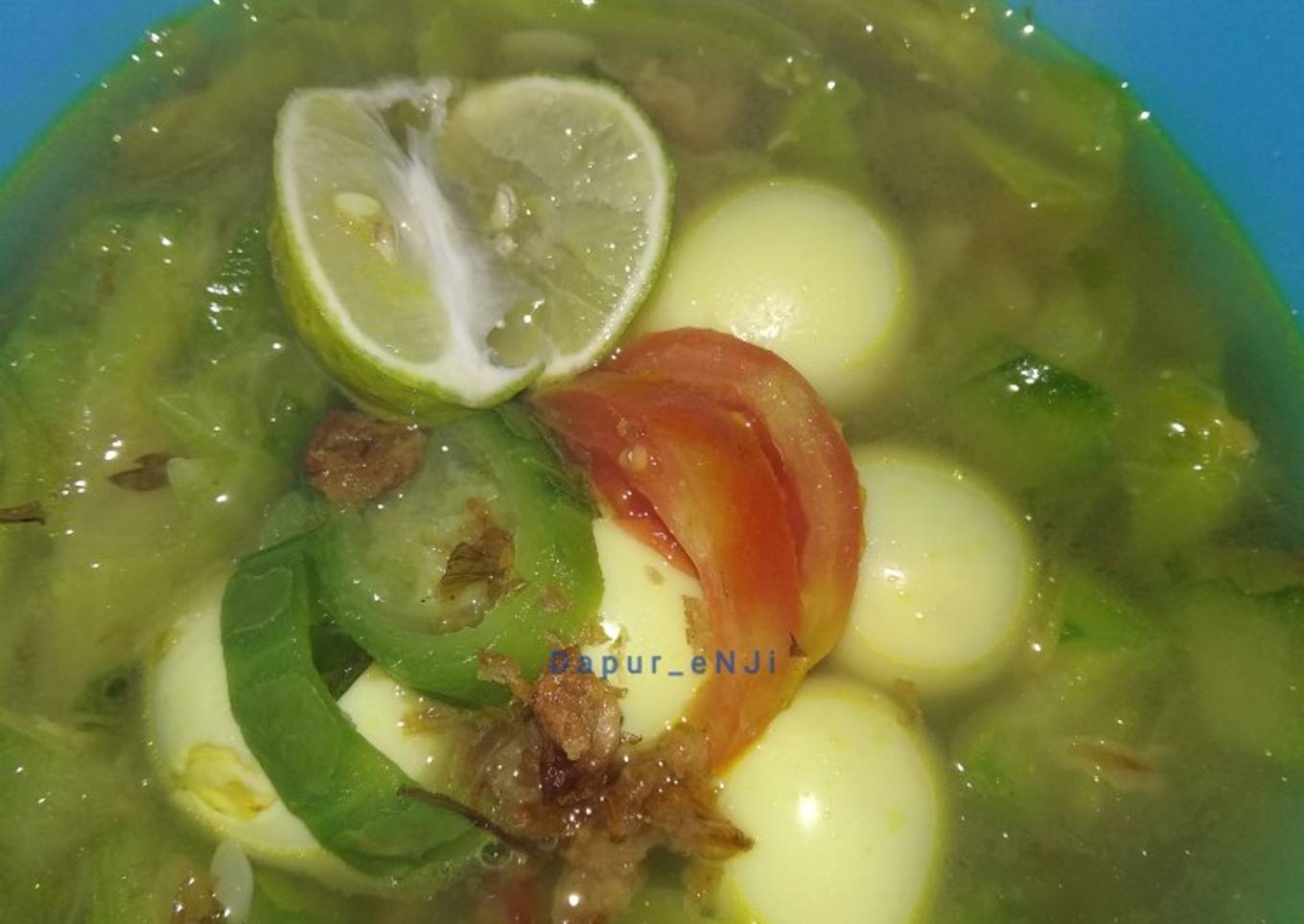 Telur puyuh Soto Oyong by Dapur eNJi