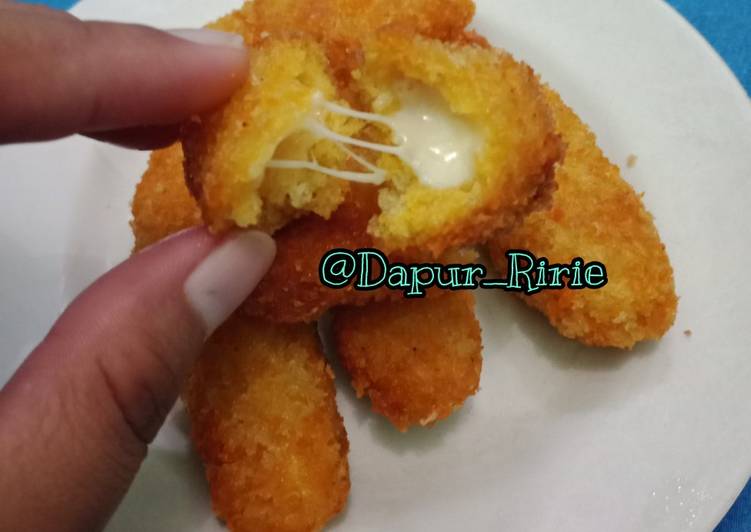 Cara Gampang Membuat Stick Mozarella Kriuk, Bisa Manjain Lidah