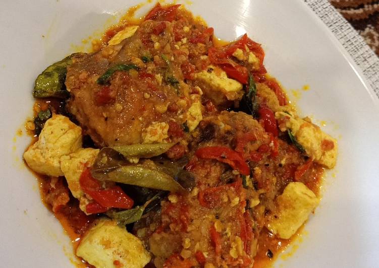 Resep Ayam Woku Campur Tahu Anti Gagal