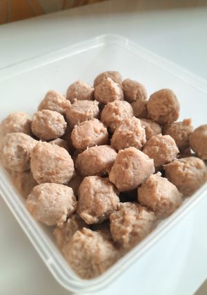 Foto resep Bakso premium.