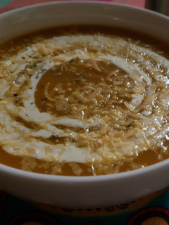 Una foto de Crema de auyama