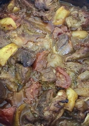 صورة لوصفة طاجن اللحم بالبصل 😋