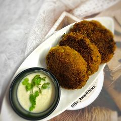 Soya Cheese Cutlet A picture of Soya Cheese Cutlet.