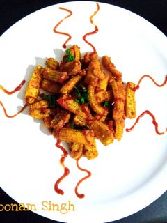 क्रिस्पी बेबी कॉर्न फ्राई (crispy baby corn fry recipe in HindI) रेसिपी मुख्य फोटो