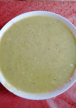 Una foto de Crema de espinaca
