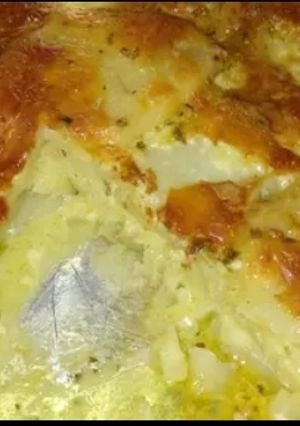Una foto de Papas a la crema