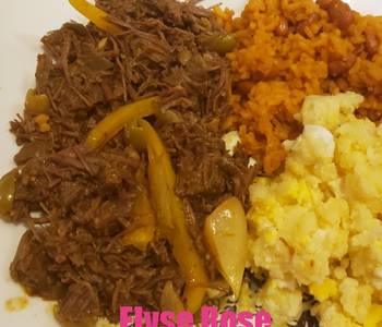 Unique Recipe Chef Zees Ropa Vieja shredded beef Very Delicious