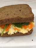 Egg salad sándwich (sándwich salado de huevo)-Receta BBB