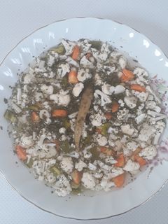 عکسی از دستور ترشی گل کلم