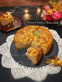 Foto resep Caramel walnut cheese cake