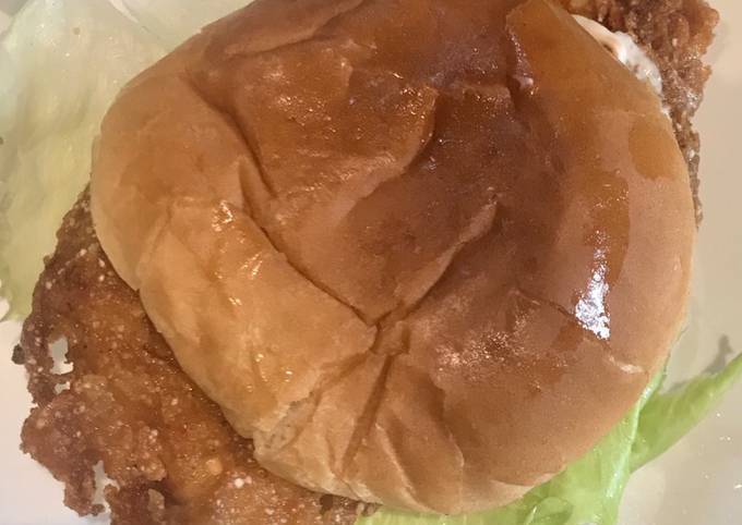 Easiest Way to Make Quick Zinger chicken burger 🍔