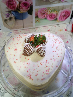Una foto de Tarta Red Velvet - Receta para San Valentín