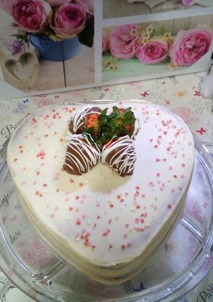 Foto principal de Tarta Red Velvet - Receta para San Valentín