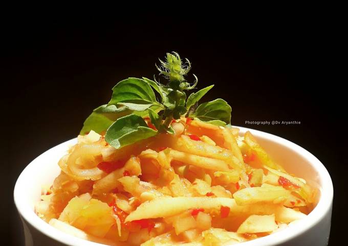 Resep 130. SAMBEL MANGGA MUDA Anti Gagal