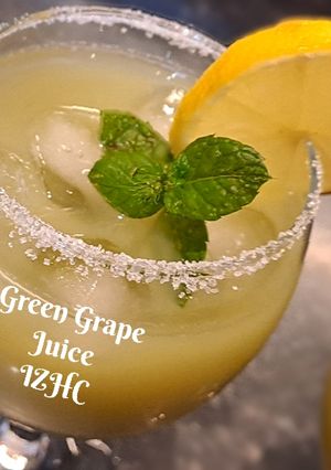 A picture of 🫒🍸🫒Green Grapes Juice🫒🍸🫒.