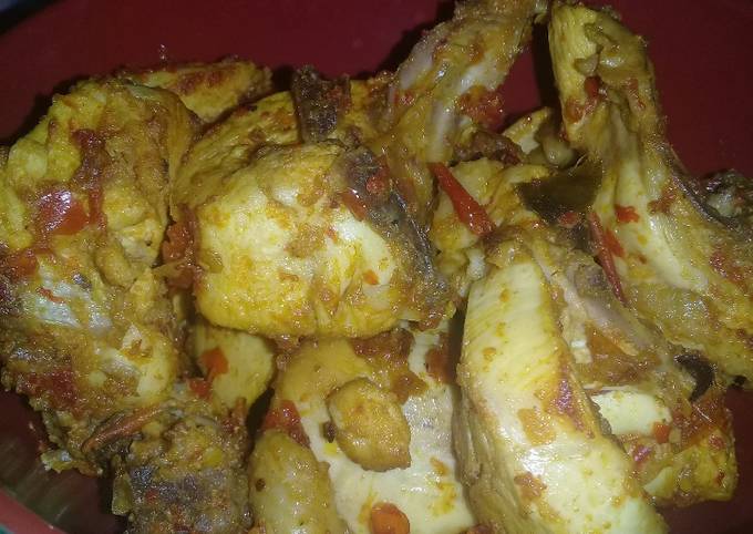 Resep Ayam bumbu rujak yang Lezat