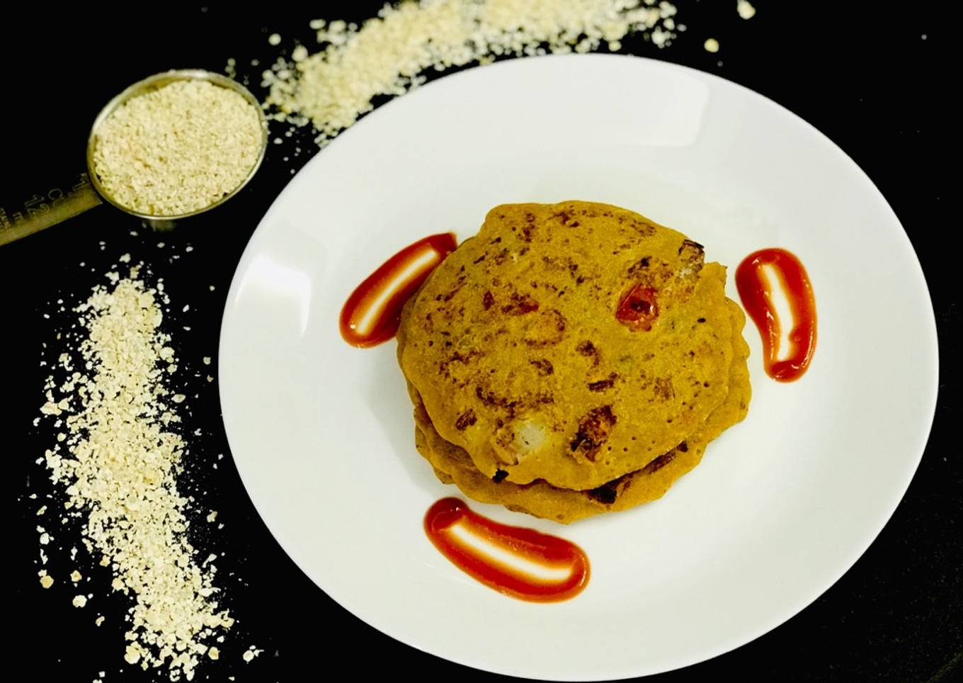Healthy Veggies Oats chila