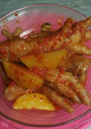 Foto resep Ceker pedas manis