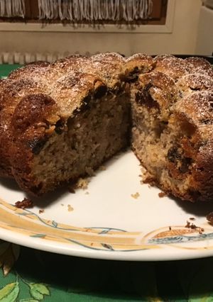 Une photo de Gâteau à la châtaigne, pruneaux, raisins secs et fruits secs