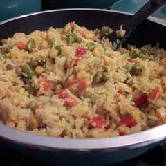 A picture of Arroz primavera... rapidísimo y facilll😋.