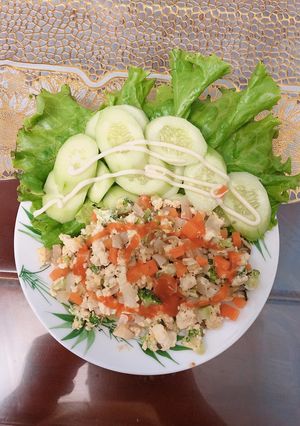 Hình của món Cơm rang keto.