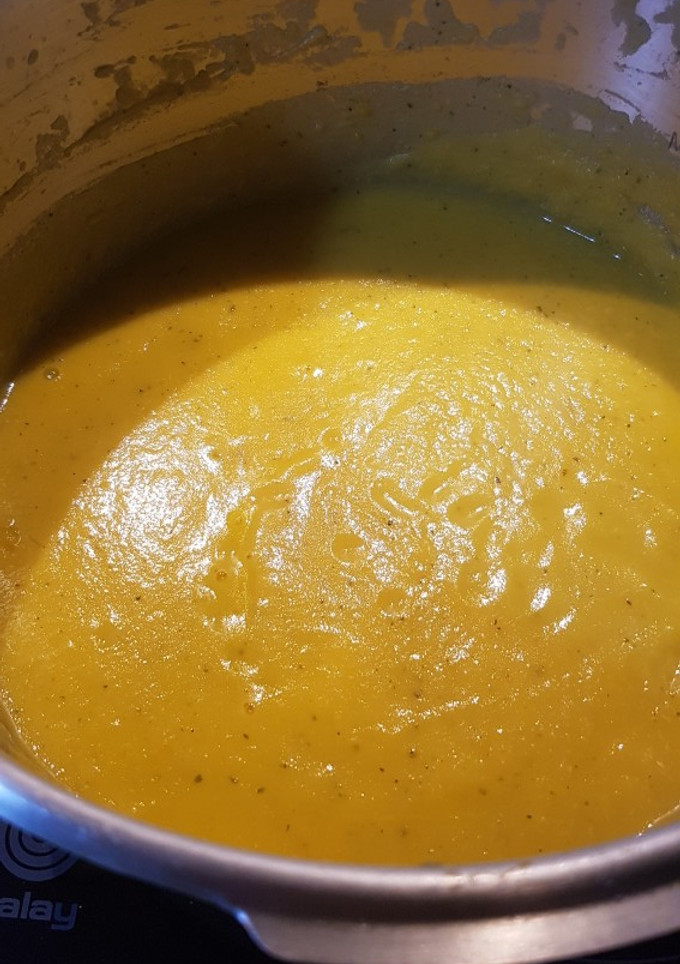 Una foto de Puré de verduras rico rico