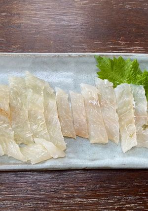A picture of Fresh Pouting (Cod) kobu jime.