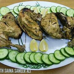 A picture of Steamed Green tikka.