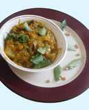 Bottle gourd Koottu (suraikkai koottu in Tamil)