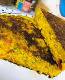 REVUELTO DE VEGETALES DE ESTACIÓN (TIPO TORTILLA)🧅🫑🥒🫑🍅